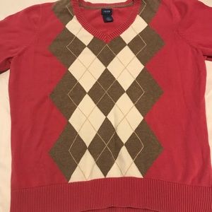 Izod sweater pink size large